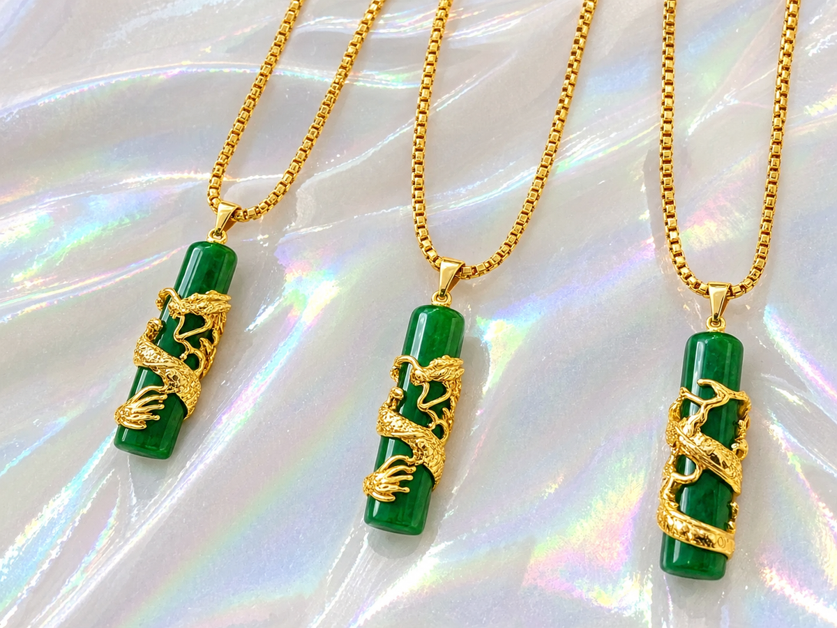 Jade Dragon Necklace