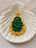 Green Jade Laughing Buddha