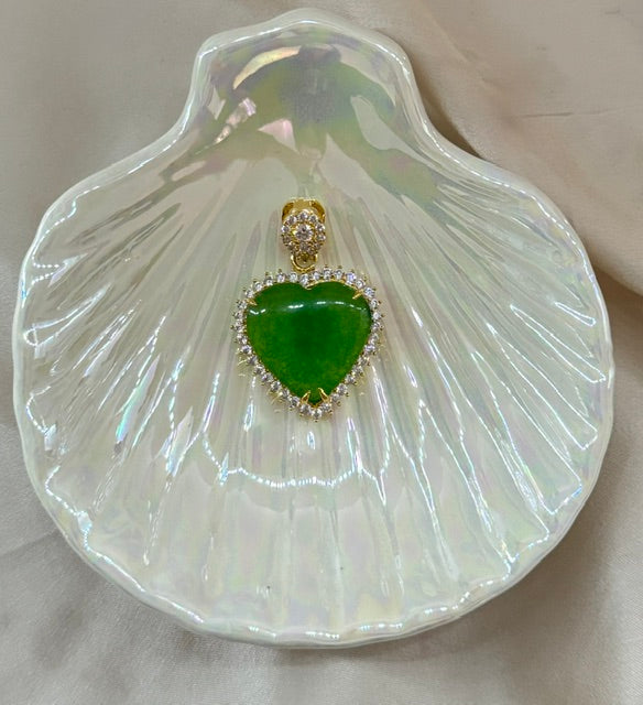 Heart Jade Pendent