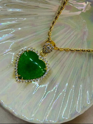 Heart Jade Pendent