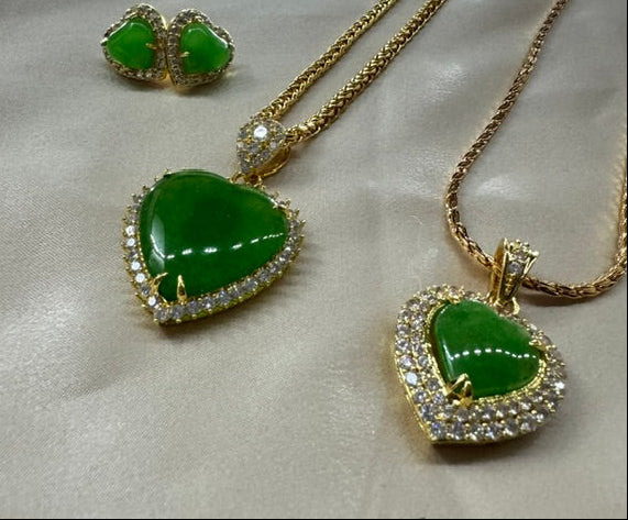 Heart Jade Pendent
